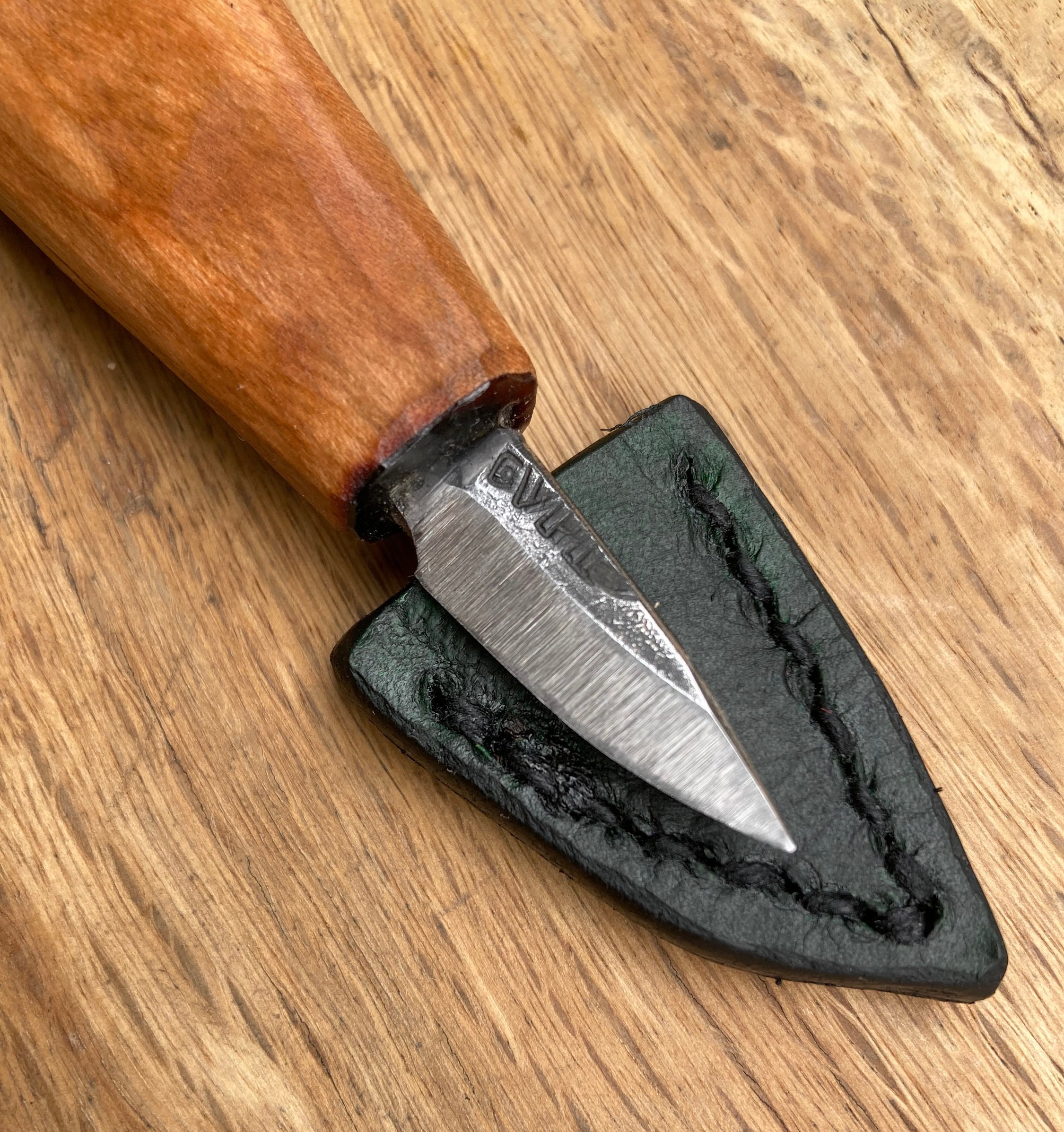 Matt White Sloyd 4 Folding temple Mountain Woodcraft Wood Carving Knife  With Locking Blade 