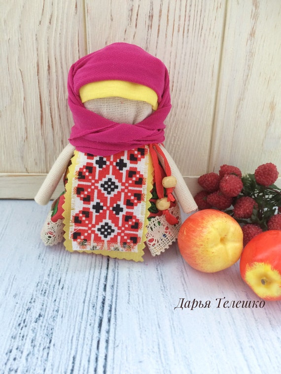 Traditional Ukrainian Motanka Krupenichka Doll
