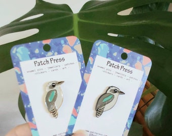 Kookaburra Enamel Lapel Pin Badge