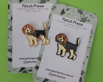 Beagle Pup Dog Enamel Pin