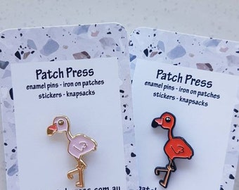 Flamingo Emaille Pin