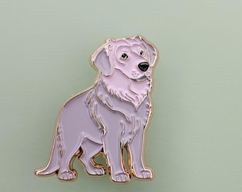 Maremma Dog Enamel Lapel Pin