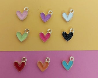 Dijes intercambiables para pendientes de corazón durmiente (incluye 1 dije)