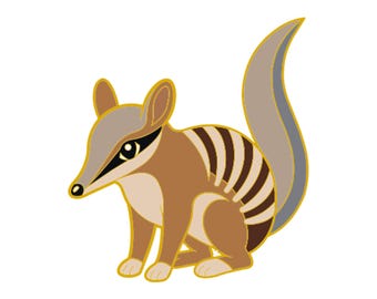 PRE-ORDER Numbat Enamel Lapel Pin