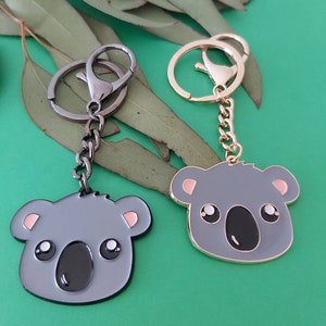 Koala Enamel Keychain - keyring, bag charm