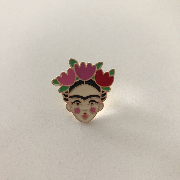 Frida Kahlo enamel pin