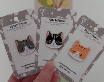 Cat / Kitten  Enamel Lapel Pin