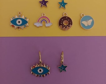 Amuletos de pendientes intercambiables (incluye 1 x amuleto)