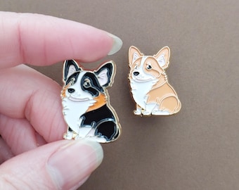 Corgi Dog Enamel Pin