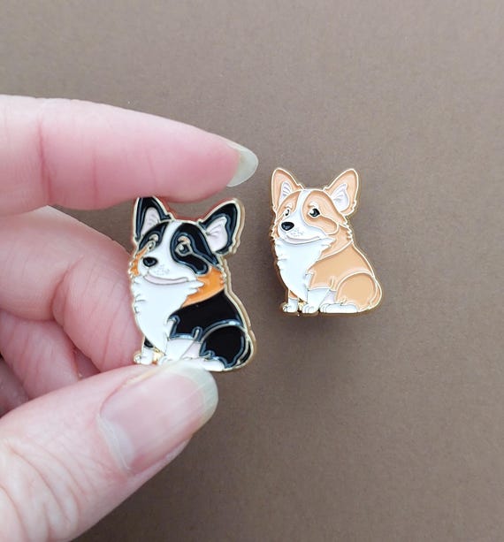 Corgi Dog Enamel Pin