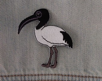 Bin Chicken - Ibis Iron on Patch