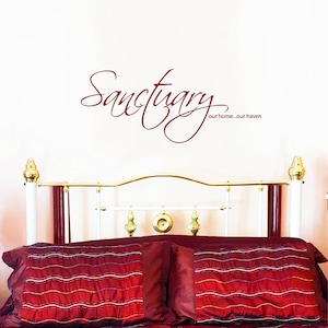 Sanctuary Vinyl Wall Decal