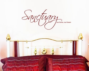 Sanctuary Vinyl Wall Decal