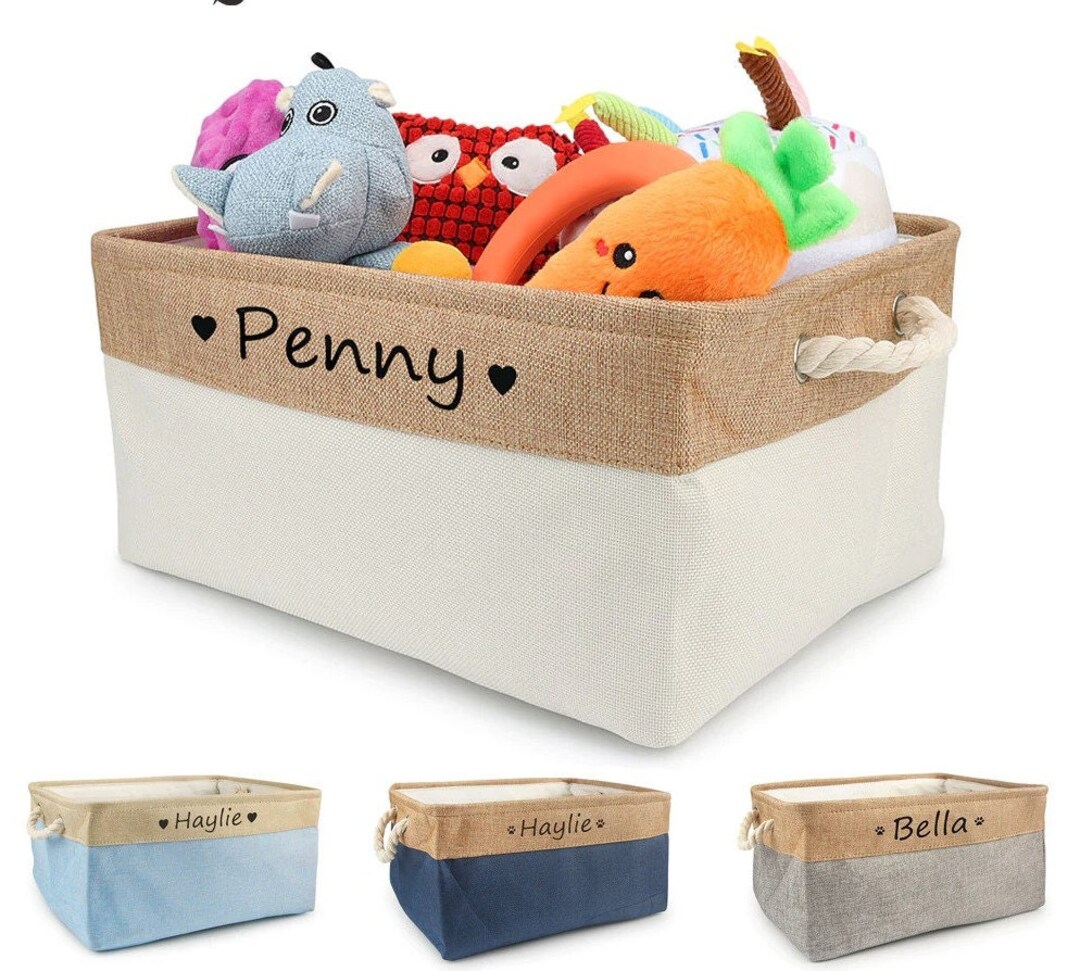 Custom Dog Toy Storage Bin Dog Toy Box Customized Storage Box Etsy