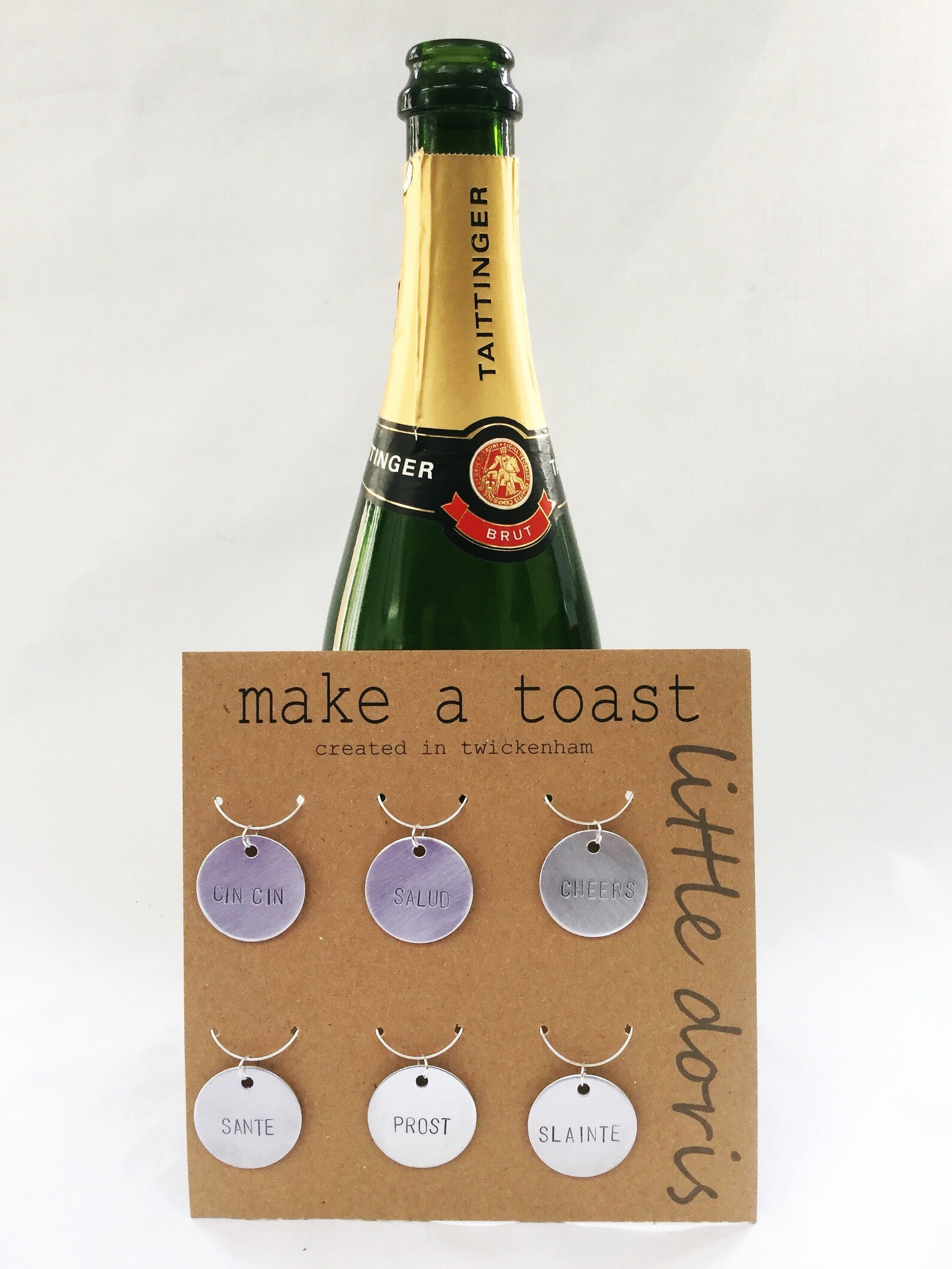 Hand Stamped Wine Glass Charms Silver Wine Charms Wine Glass Etsy UK