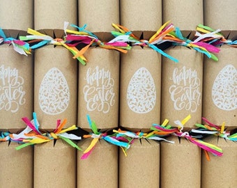 Eco Easter crackers, 6 luxury Easter eco crackers