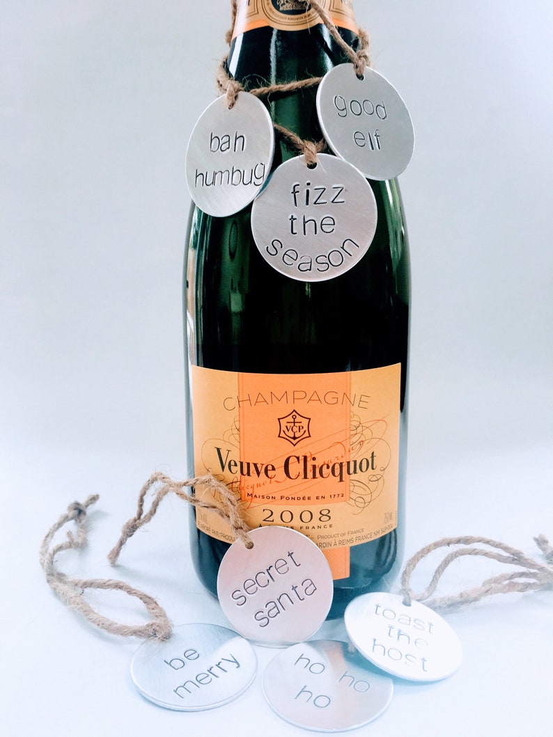 Wine Bottle Label Gift Tag Etsy UK