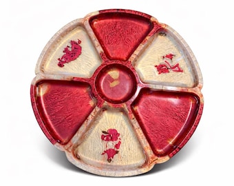 Arkansas Razorback snack tray.  Hand poured resin.