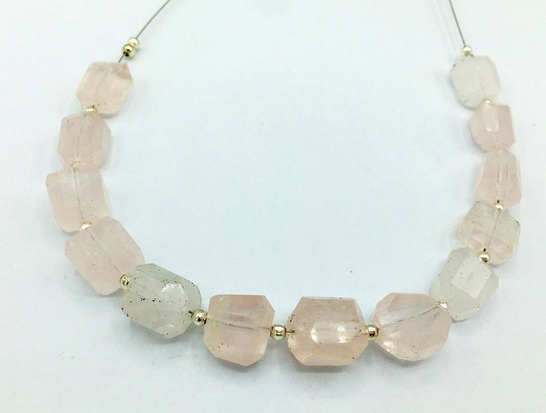 1 Strand Morganite Beads @W621