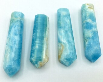 Aragonite Crystals Set, Blue Healing Stones, 40 grams@J700