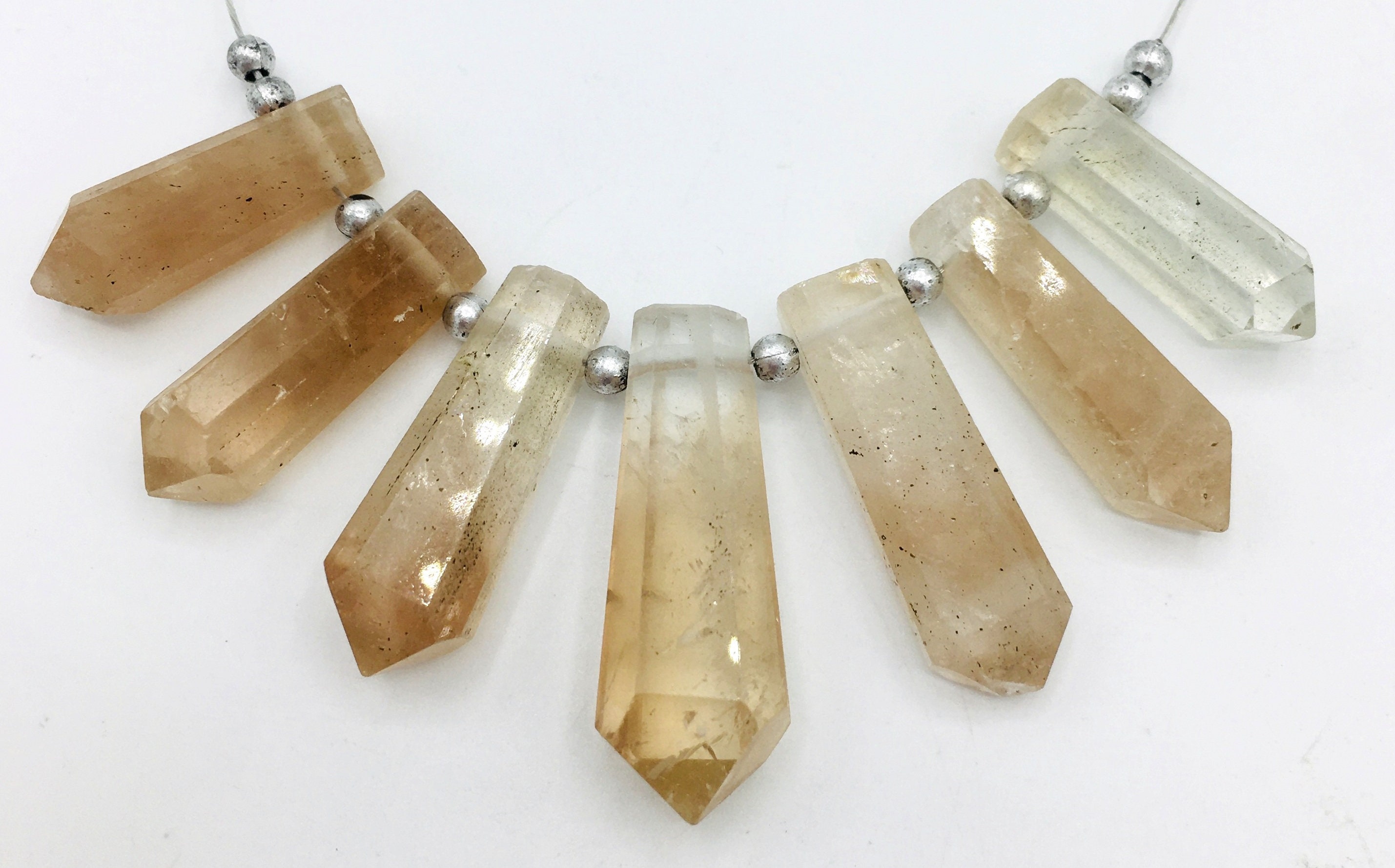 1 Strand Topaz Crystals @J944 - Etsy