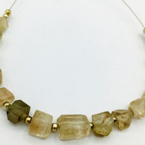 1 Strand Topaz Beads @J172