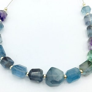 1 Strand Fluorite Beads From Afghanistan @J44