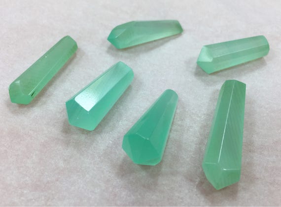 6 pieces rainbow calcite crystals av