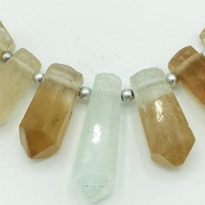 1 strand topaz crystals @J955