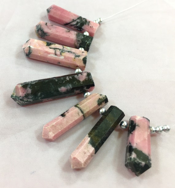 1 Strand Rhodonite Crystals @118
