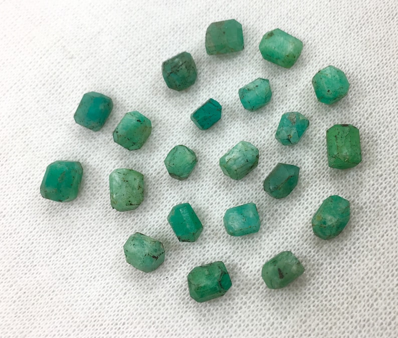 21 Pieces Amazonite UN Drilled Beads @AK301
