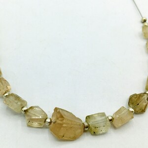 1 Strand Topaz Beads @J528