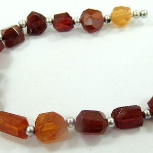 1 Strand Hessonite Garnet Beaded  @AY83