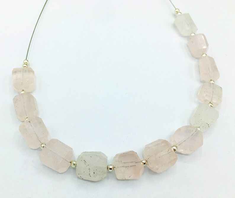 1 Strand Morganite Beads @W621