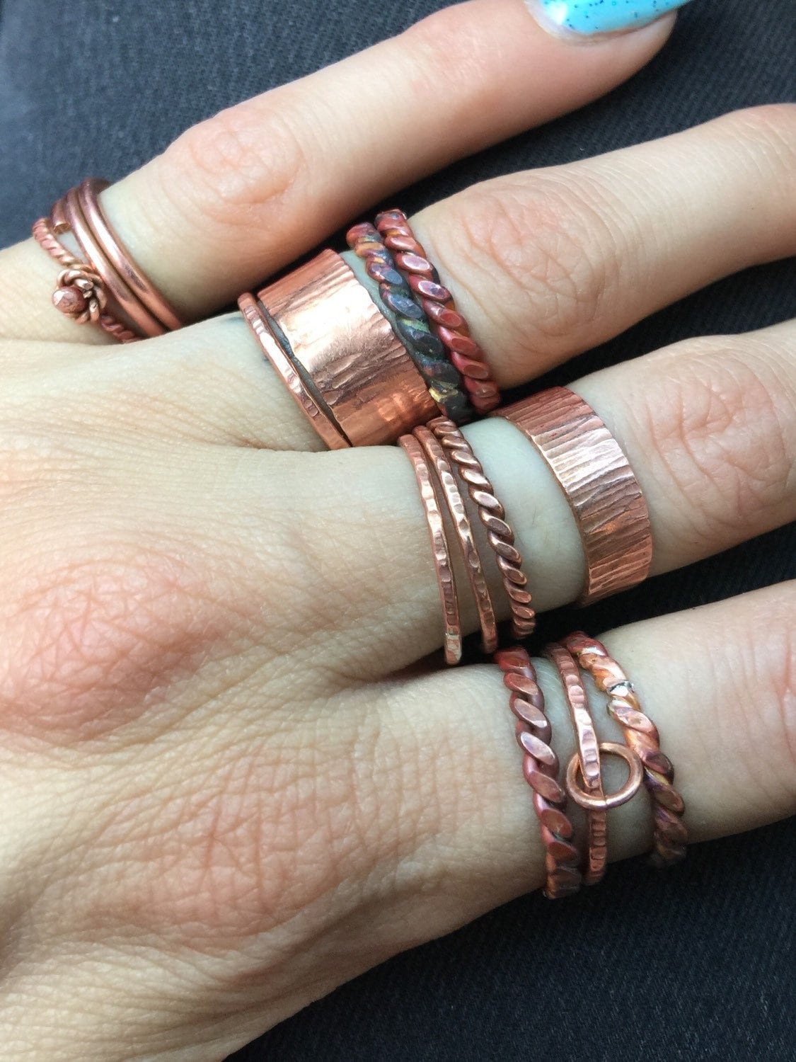 Copper Rings - Etsy