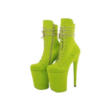 Neon Boots Etsy Canada