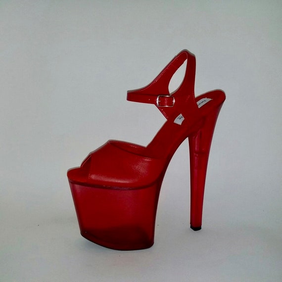red stripper shoes