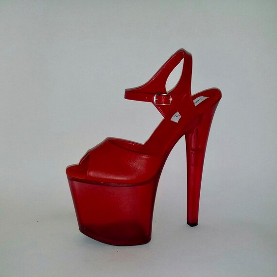 red stripper shoes