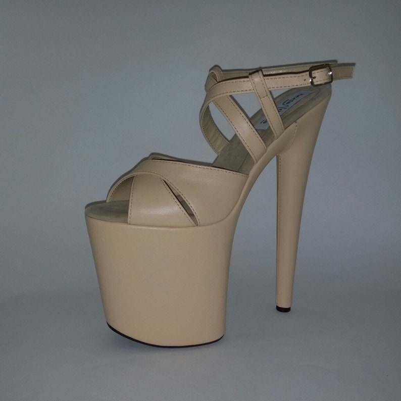 wide stripper heels