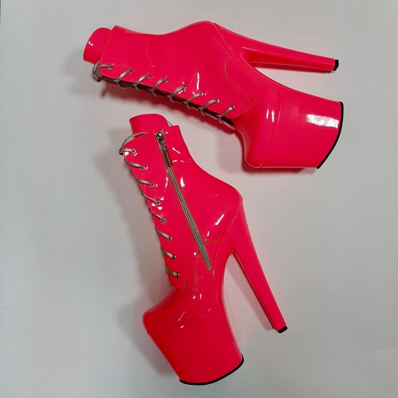 Pole Boots Pole Dancing Boots Patent Boots Vegan Boots Pole Dancer Boots  Custom Made Boots Exotic Dancer Boots Exotic Dancer Shoes Handmade