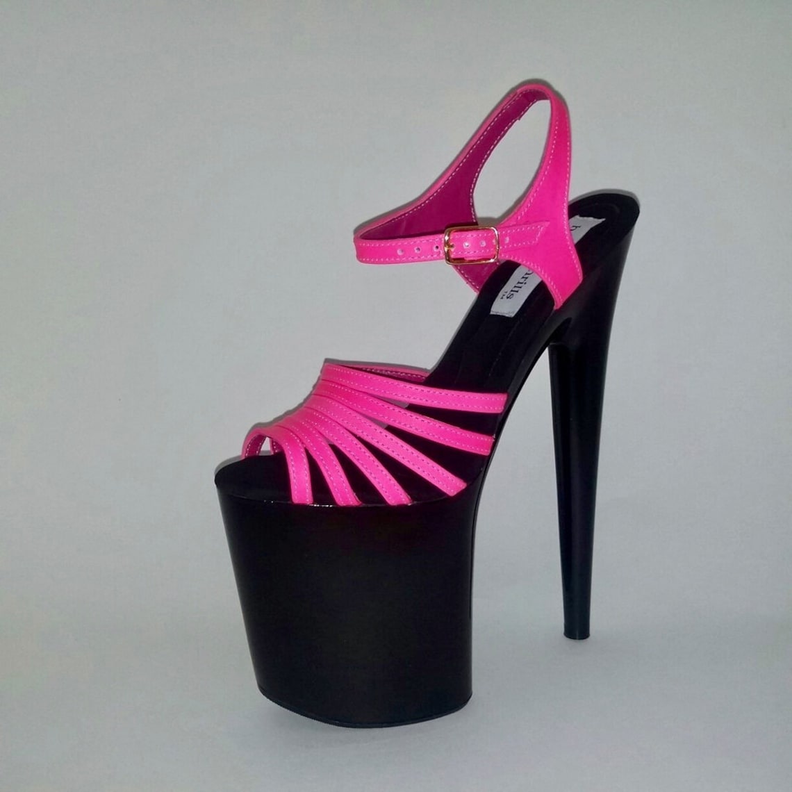 Pole Dancing Shoes Handmade High Platform Shoes UV Leather Etsy
