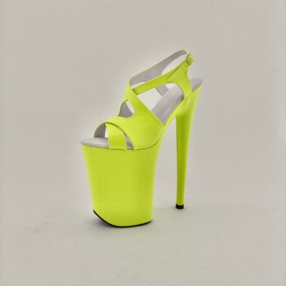 Women's Yellow Plaid Pointed Toe Stiletto Pumps High Heels | eBay