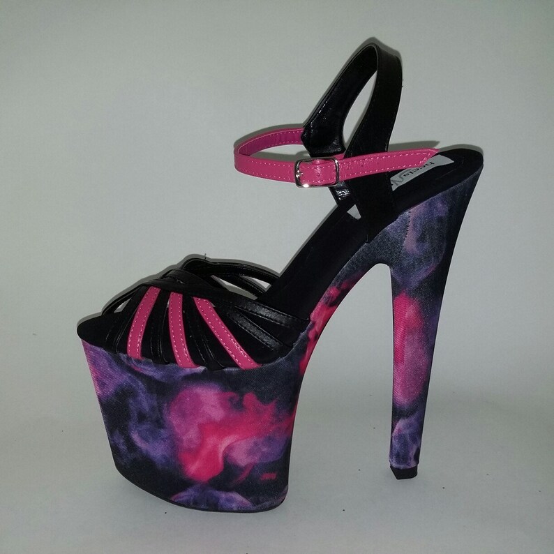 Pole Dancing Shoes Custom Made Exotic Heels Sexy Shoes UV Etsy