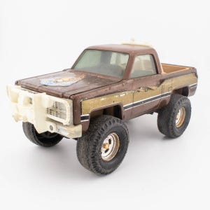 1987 Vintage ERTL 1/25 Pressed Steel Fall Guy GMC Pickup Truck Colt Seavers