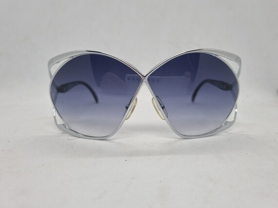 Vintage 1970’s Christian Dior Butterfly Sunglasses Frames Only Silver Metal Dior Metal Butterfly Vintage Sunglasses for sale | eBay main image 2