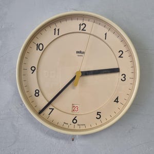 【未使用新品】 BRAUN ABK40 type 4823 MOMA Vintage BRAUN 4823 ABK 40 Kitchen Clock 80s Space Quartz