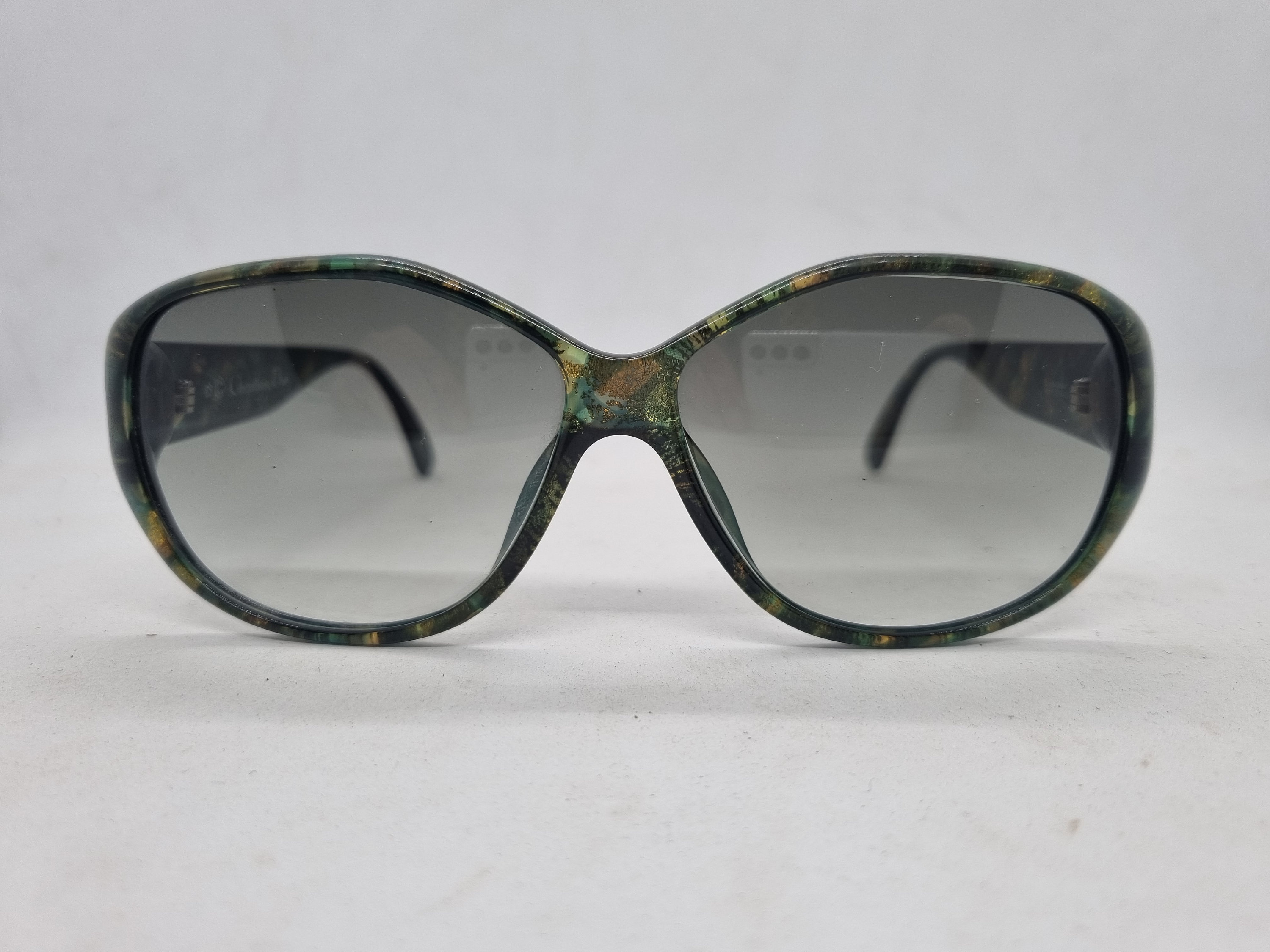 Vintage CHRISTIAN DIOR 2497 Sunglasses 80s Dark Green Optyl  display picture 2