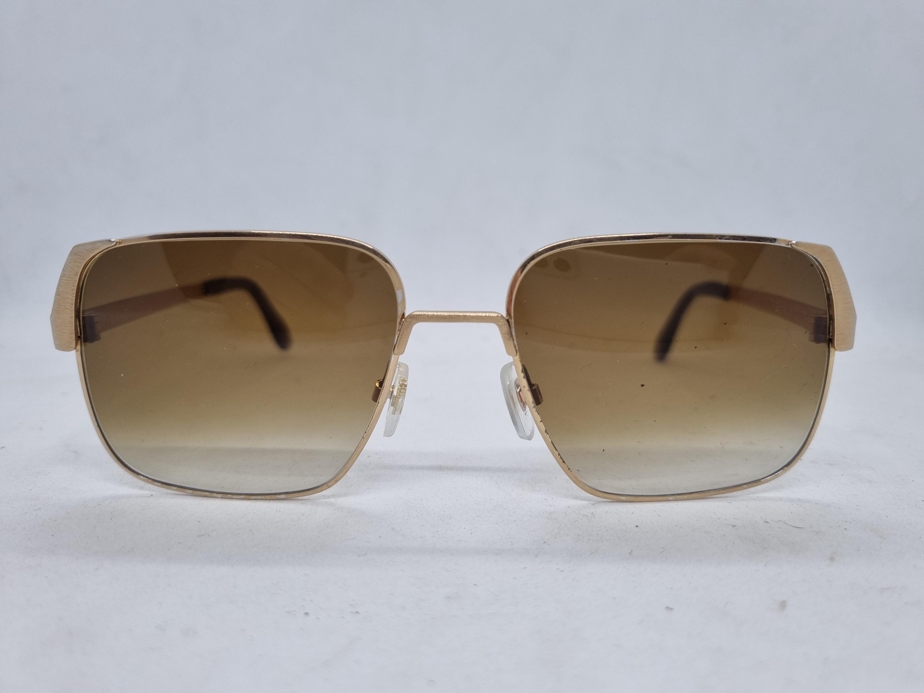 Vintage NEOSTYLE SOCIETY 130 Sunglasses 70s Gold Steel Frame  display picture 2
