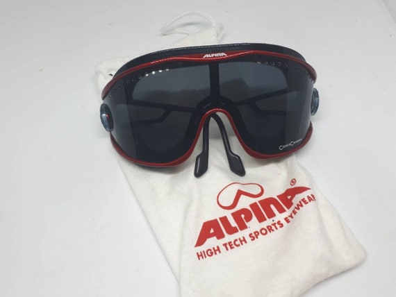 Vintage ALPINA CERAMIC SHIELD sports glasses sunglass… - Gem display picture 2