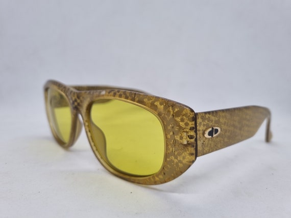 Vintage CHRISTIAN DIOR 2256 sunglasses 80s snake … - image 2